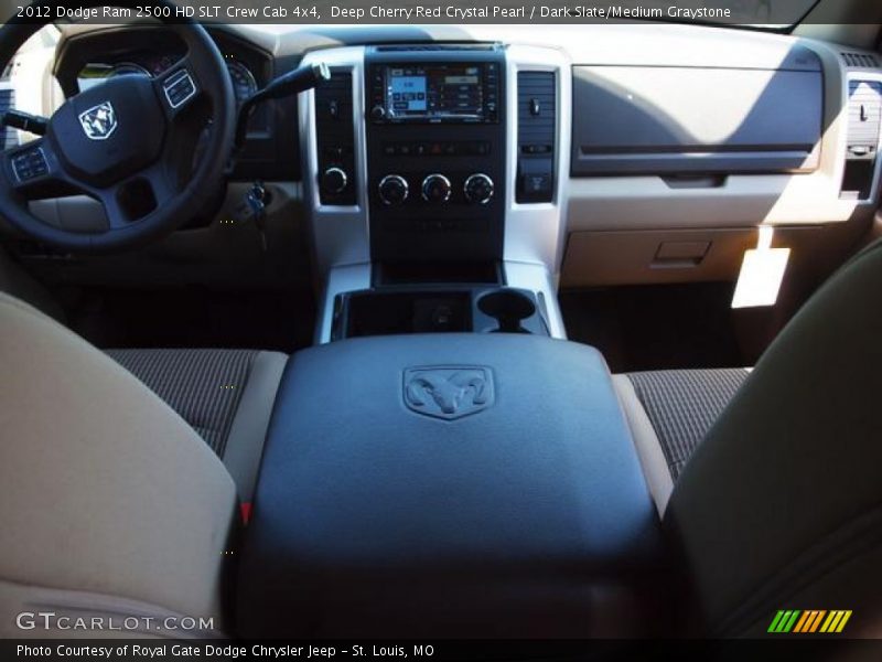 Deep Cherry Red Crystal Pearl / Dark Slate/Medium Graystone 2012 Dodge Ram 2500 HD SLT Crew Cab 4x4