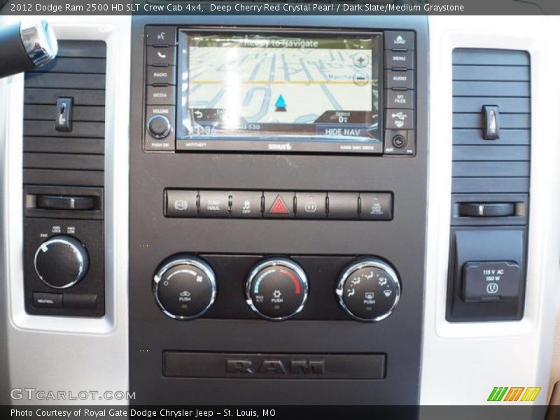 Deep Cherry Red Crystal Pearl / Dark Slate/Medium Graystone 2012 Dodge Ram 2500 HD SLT Crew Cab 4x4