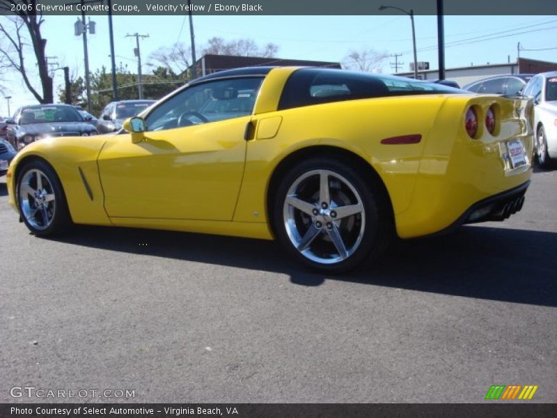 Velocity Yellow / Ebony Black 2006 Chevrolet Corvette Coupe