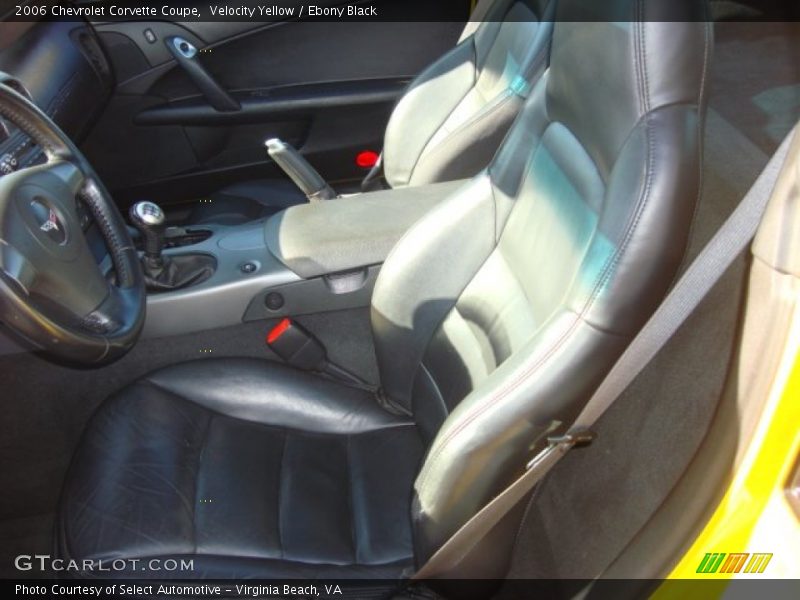 Velocity Yellow / Ebony Black 2006 Chevrolet Corvette Coupe