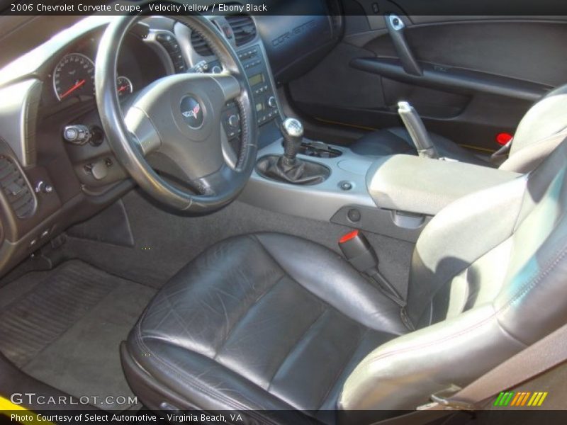 Velocity Yellow / Ebony Black 2006 Chevrolet Corvette Coupe