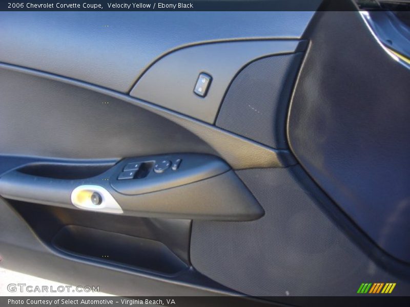 Velocity Yellow / Ebony Black 2006 Chevrolet Corvette Coupe