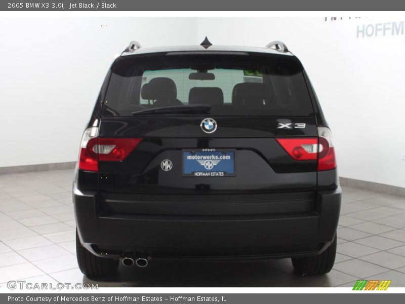 Jet Black / Black 2005 BMW X3 3.0i