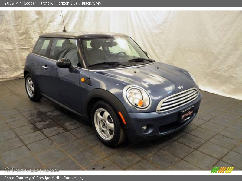 Horizon Blue / Black/Grey 2009 Mini Cooper Hardtop