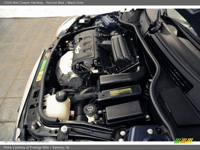 Horizon Blue / Black/Grey 2009 Mini Cooper Hardtop