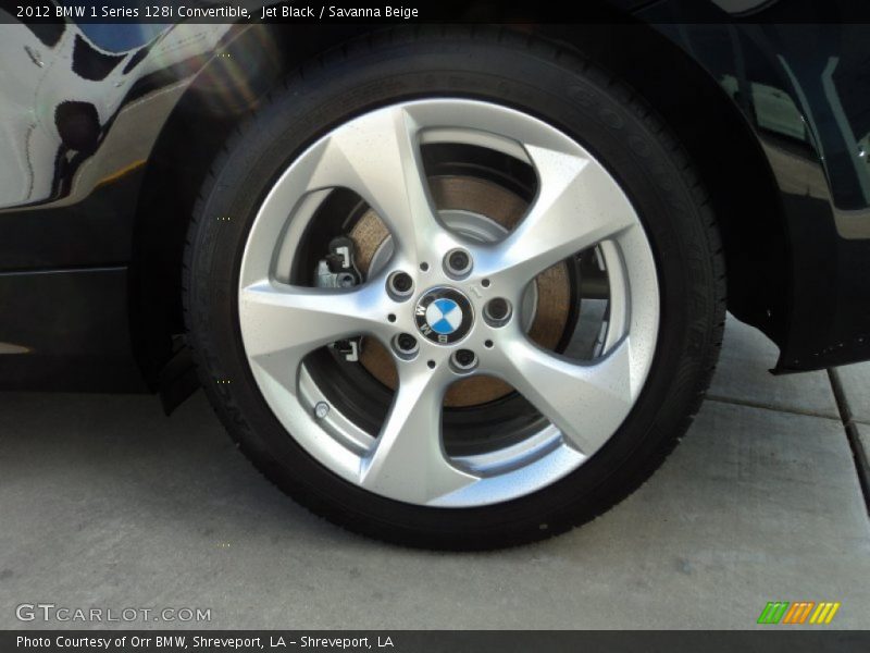 Jet Black / Savanna Beige 2012 BMW 1 Series 128i Convertible