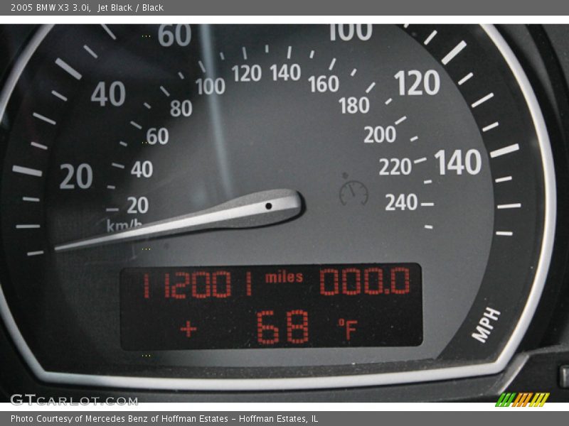 Jet Black / Black 2005 BMW X3 3.0i