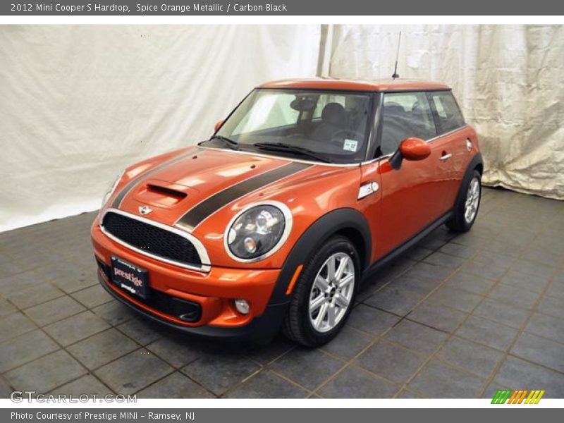 Spice Orange Metallic / Carbon Black 2012 Mini Cooper S Hardtop