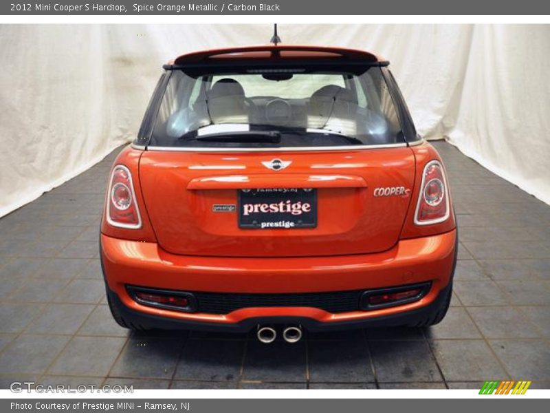 Spice Orange Metallic / Carbon Black 2012 Mini Cooper S Hardtop