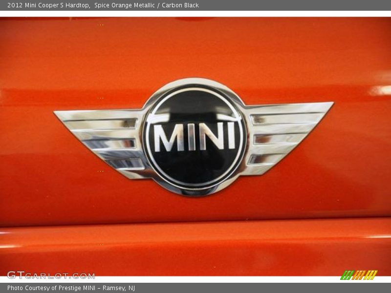 Spice Orange Metallic / Carbon Black 2012 Mini Cooper S Hardtop