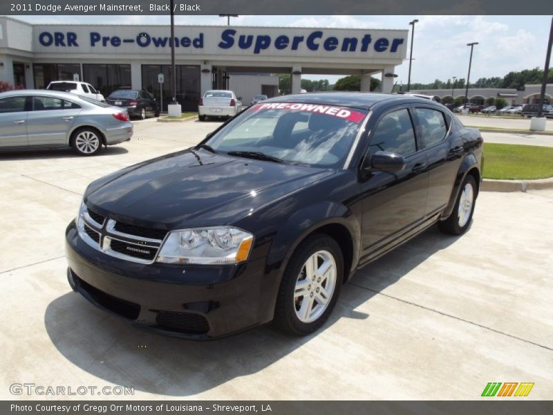 Black / Black 2011 Dodge Avenger Mainstreet
