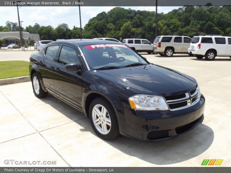 Black / Black 2011 Dodge Avenger Mainstreet