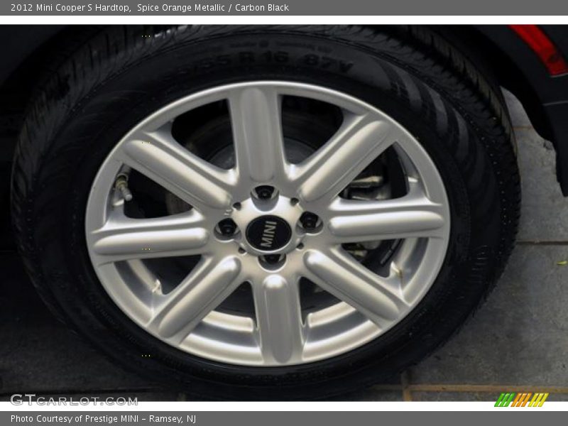 Spice Orange Metallic / Carbon Black 2012 Mini Cooper S Hardtop