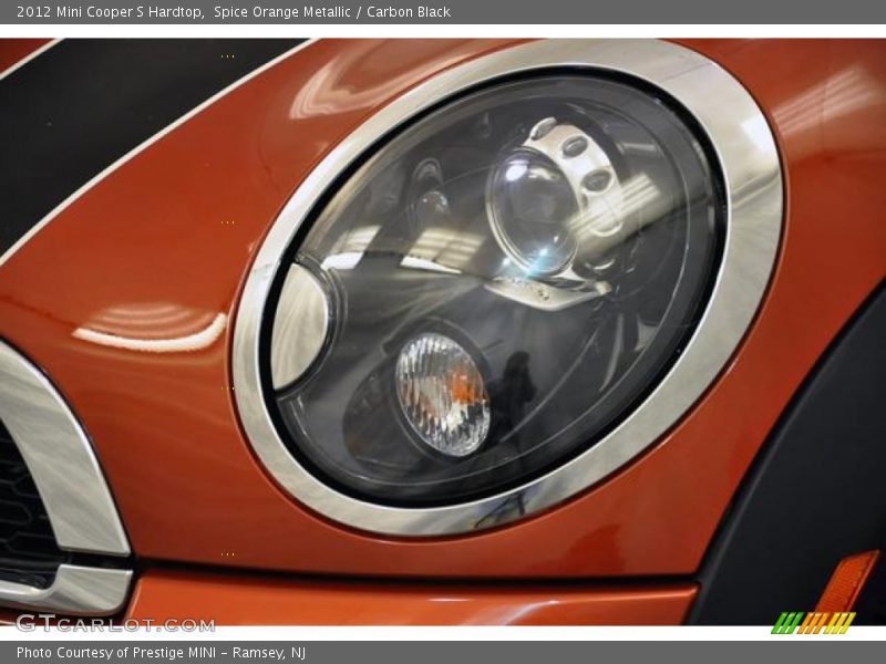 Spice Orange Metallic / Carbon Black 2012 Mini Cooper S Hardtop