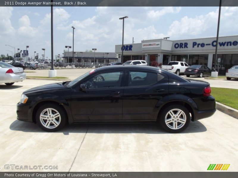 Black / Black 2011 Dodge Avenger Mainstreet