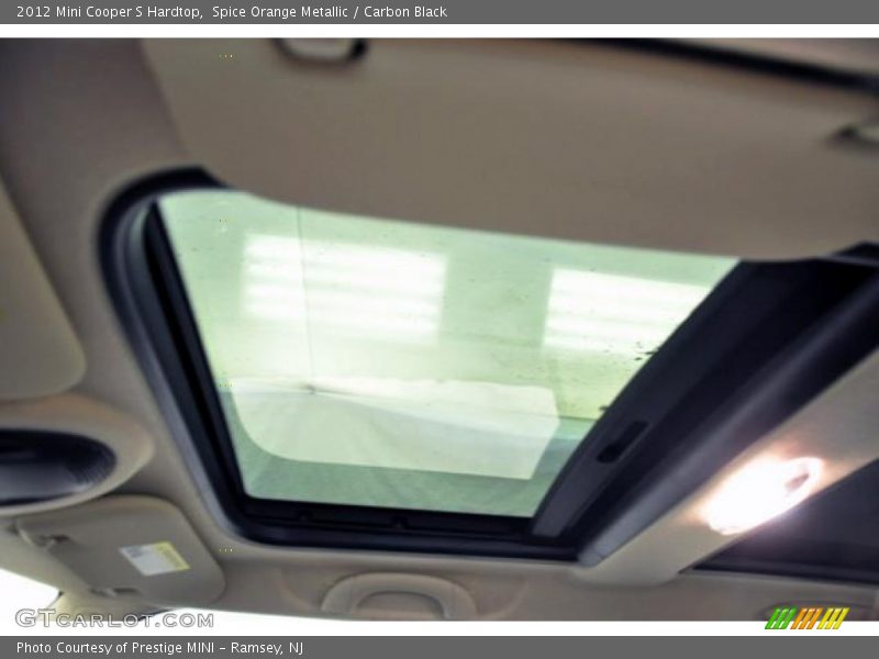 Spice Orange Metallic / Carbon Black 2012 Mini Cooper S Hardtop