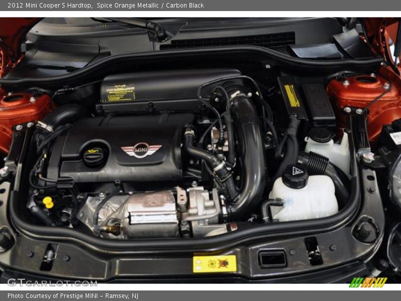 Spice Orange Metallic / Carbon Black 2012 Mini Cooper S Hardtop