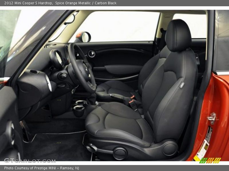 Spice Orange Metallic / Carbon Black 2012 Mini Cooper S Hardtop