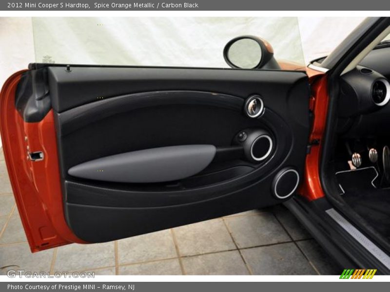 Spice Orange Metallic / Carbon Black 2012 Mini Cooper S Hardtop