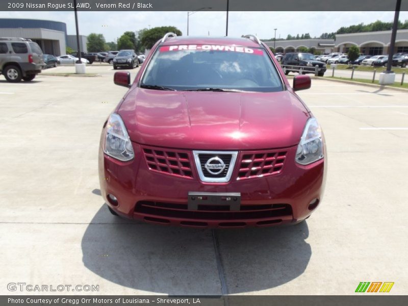 Venom Red / Black 2009 Nissan Rogue SL AWD