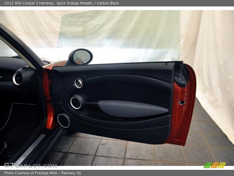 Spice Orange Metallic / Carbon Black 2012 Mini Cooper S Hardtop