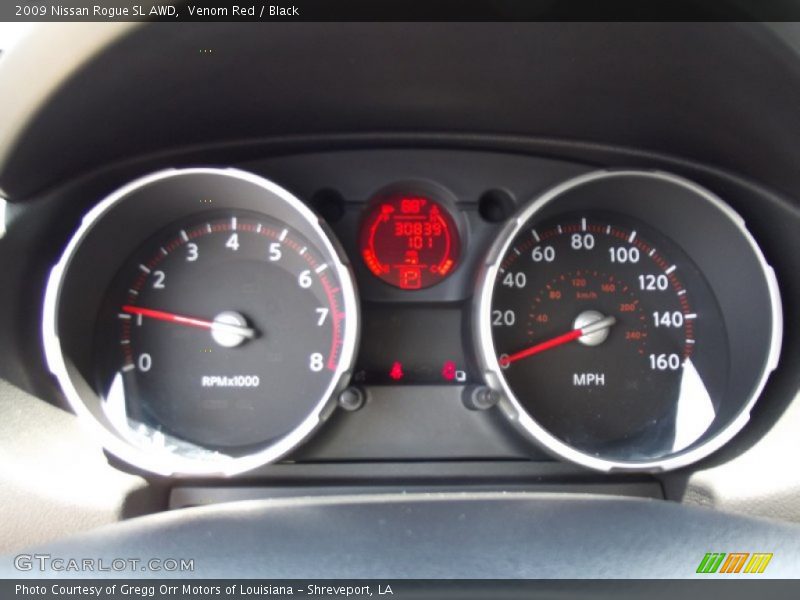 Venom Red / Black 2009 Nissan Rogue SL AWD