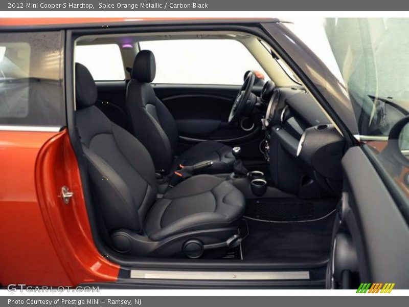 Spice Orange Metallic / Carbon Black 2012 Mini Cooper S Hardtop