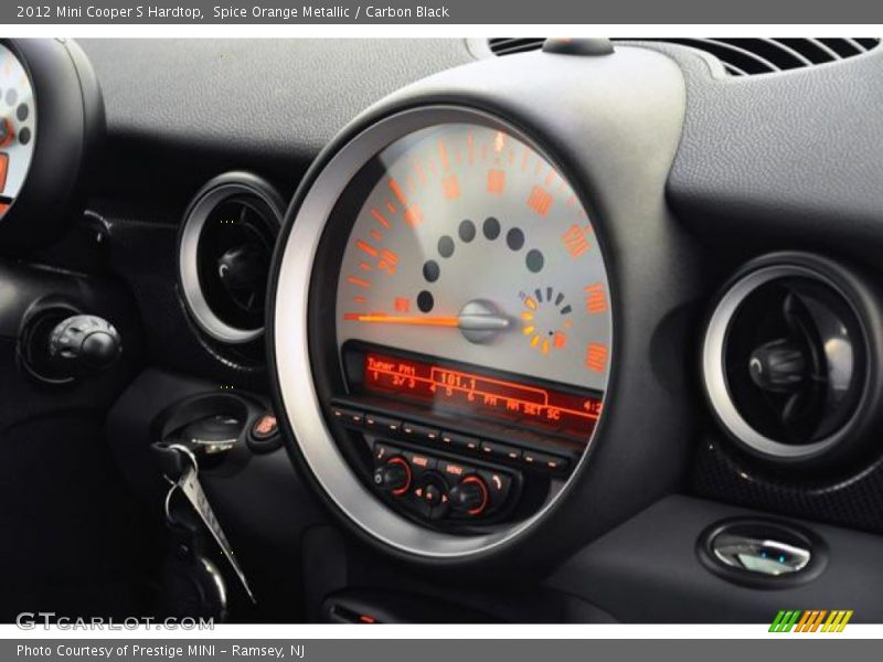 Spice Orange Metallic / Carbon Black 2012 Mini Cooper S Hardtop