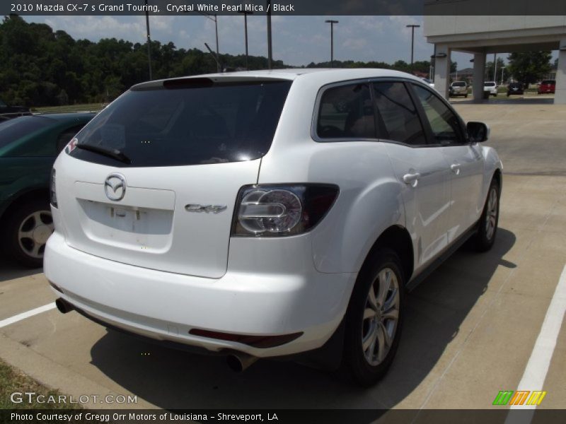 Crystal White Pearl Mica / Black 2010 Mazda CX-7 s Grand Touring