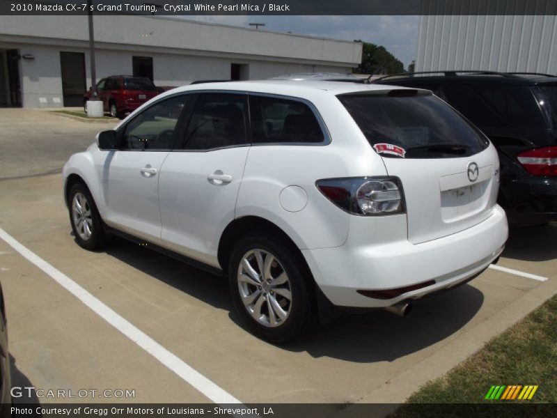 Crystal White Pearl Mica / Black 2010 Mazda CX-7 s Grand Touring