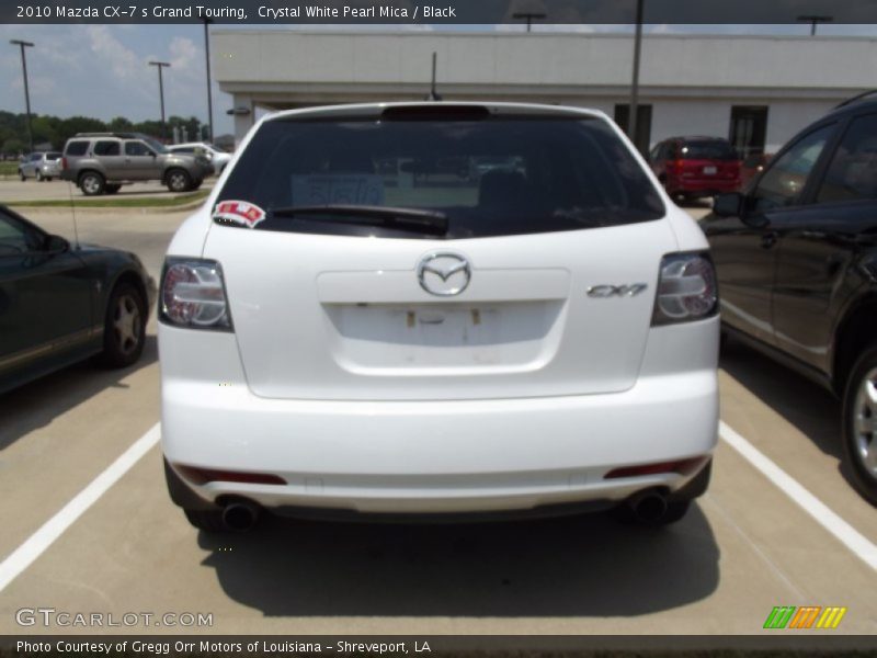 Crystal White Pearl Mica / Black 2010 Mazda CX-7 s Grand Touring