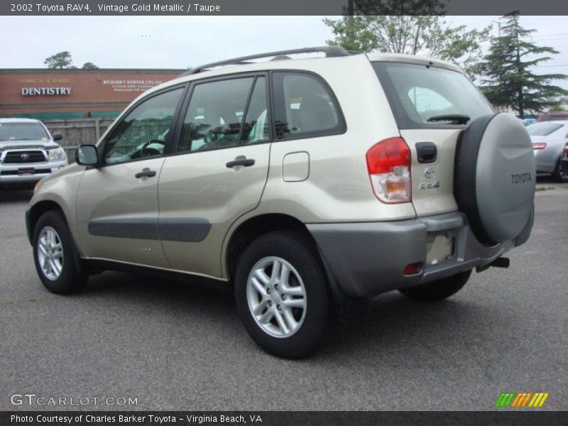 Vintage Gold Metallic / Taupe 2002 Toyota RAV4