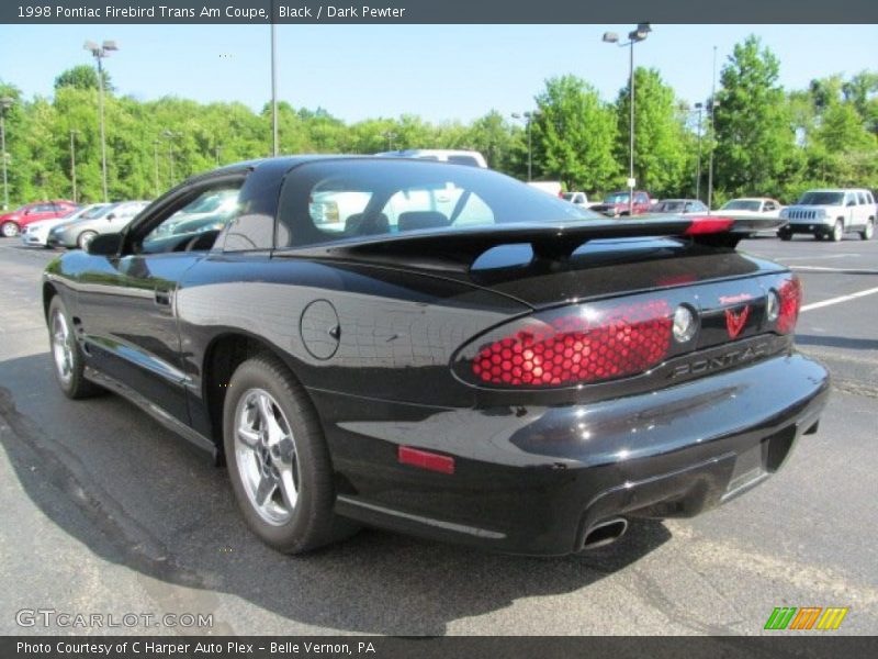 Black / Dark Pewter 1998 Pontiac Firebird Trans Am Coupe