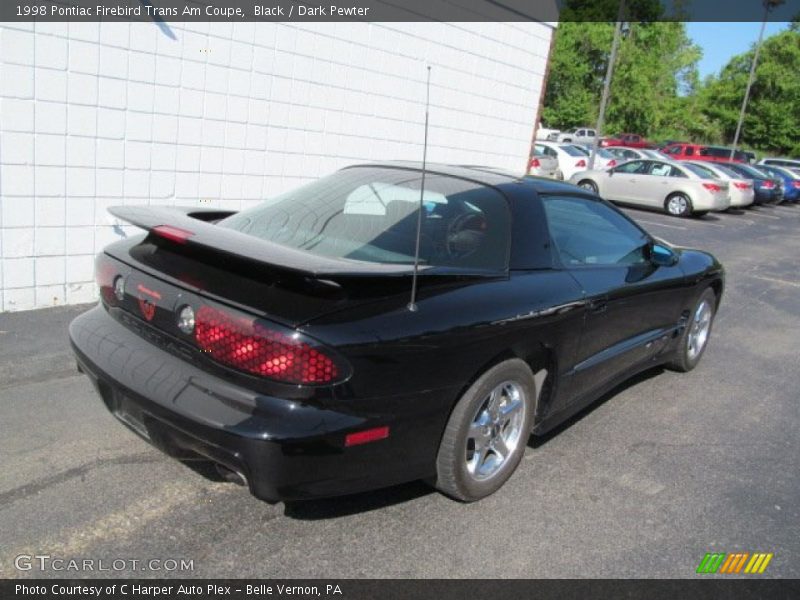 Black / Dark Pewter 1998 Pontiac Firebird Trans Am Coupe