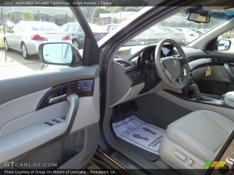 Grigio Metallic / Taupe 2012 Acura MDX SH-AWD Technology
