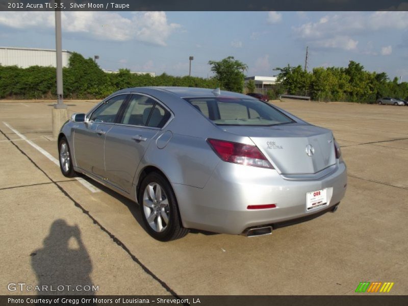 Silver Moon / Taupe 2012 Acura TL 3.5