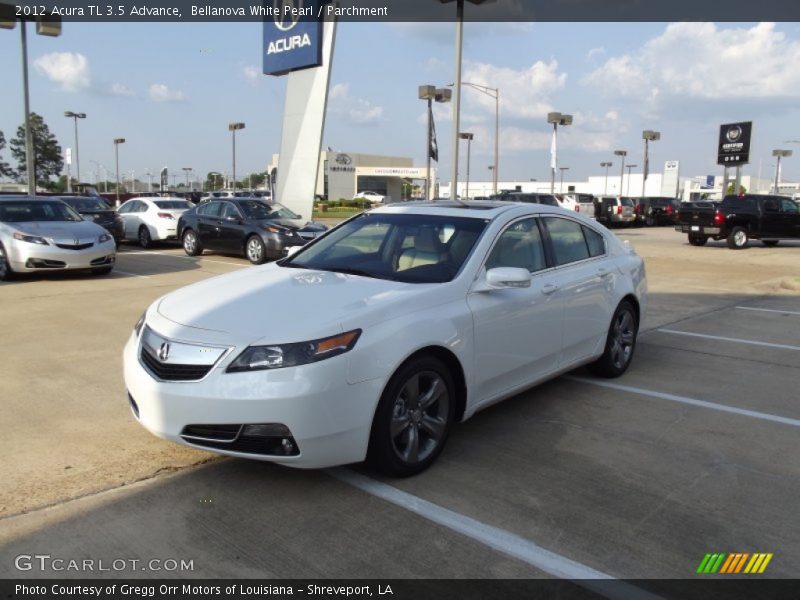 Bellanova White Pearl / Parchment 2012 Acura TL 3.5 Advance