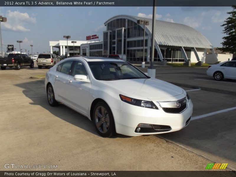 Bellanova White Pearl / Parchment 2012 Acura TL 3.5 Advance