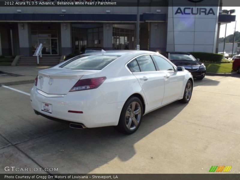 Bellanova White Pearl / Parchment 2012 Acura TL 3.5 Advance