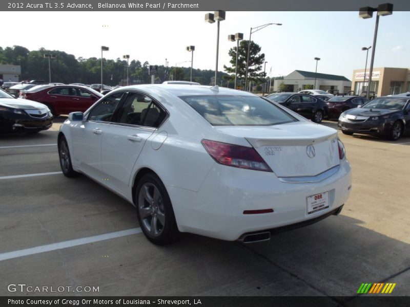Bellanova White Pearl / Parchment 2012 Acura TL 3.5 Advance