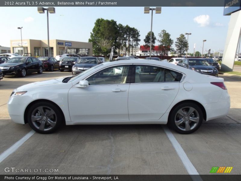 Bellanova White Pearl / Parchment 2012 Acura TL 3.5 Advance