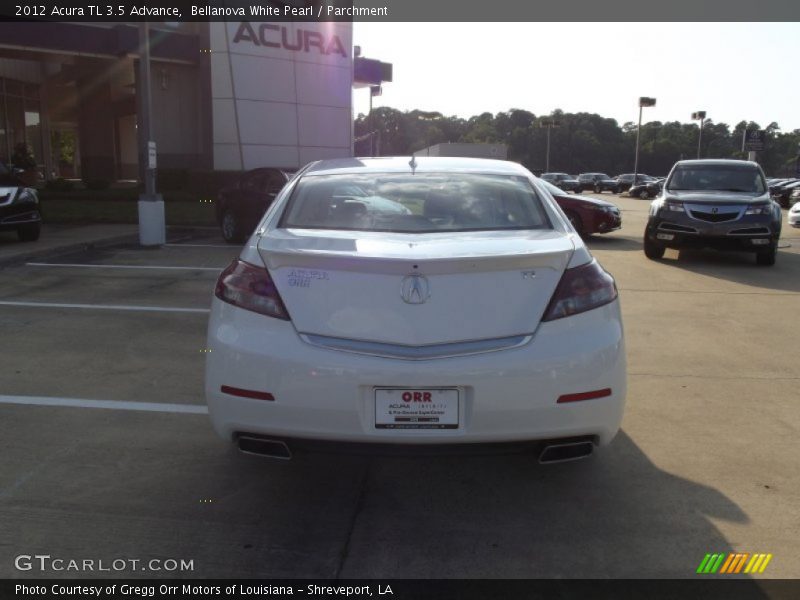 Bellanova White Pearl / Parchment 2012 Acura TL 3.5 Advance