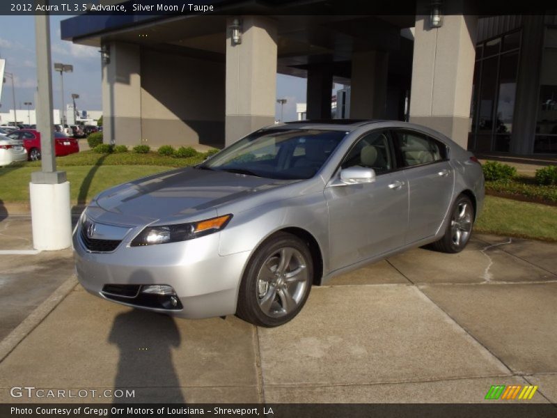 Silver Moon / Taupe 2012 Acura TL 3.5 Advance