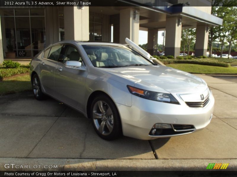 Silver Moon / Taupe 2012 Acura TL 3.5 Advance