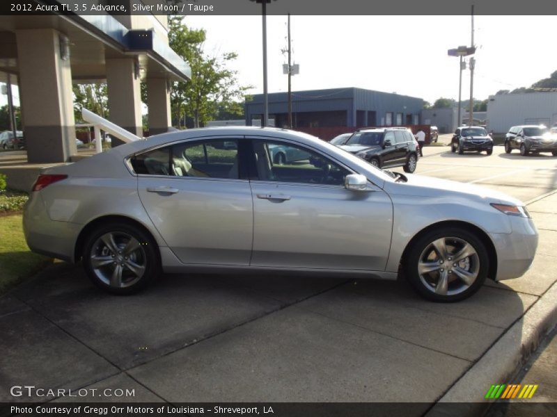 Silver Moon / Taupe 2012 Acura TL 3.5 Advance