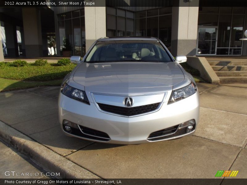 Silver Moon / Taupe 2012 Acura TL 3.5 Advance