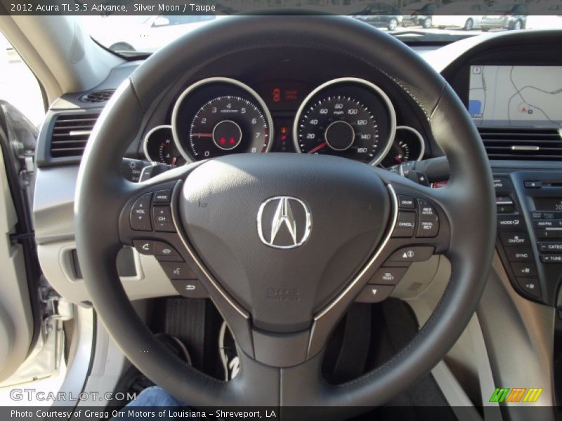 Silver Moon / Taupe 2012 Acura TL 3.5 Advance