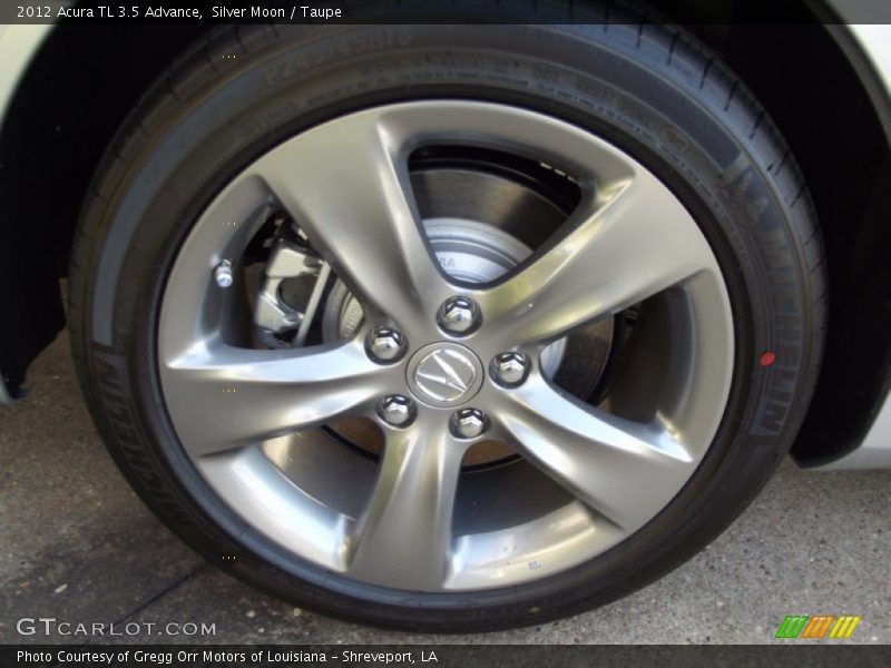 Silver Moon / Taupe 2012 Acura TL 3.5 Advance