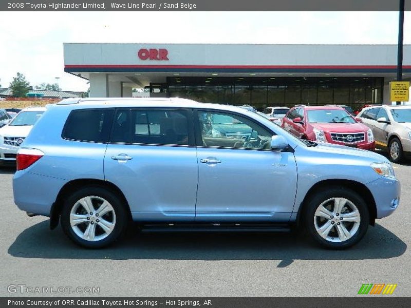 Wave Line Pearl / Sand Beige 2008 Toyota Highlander Limited