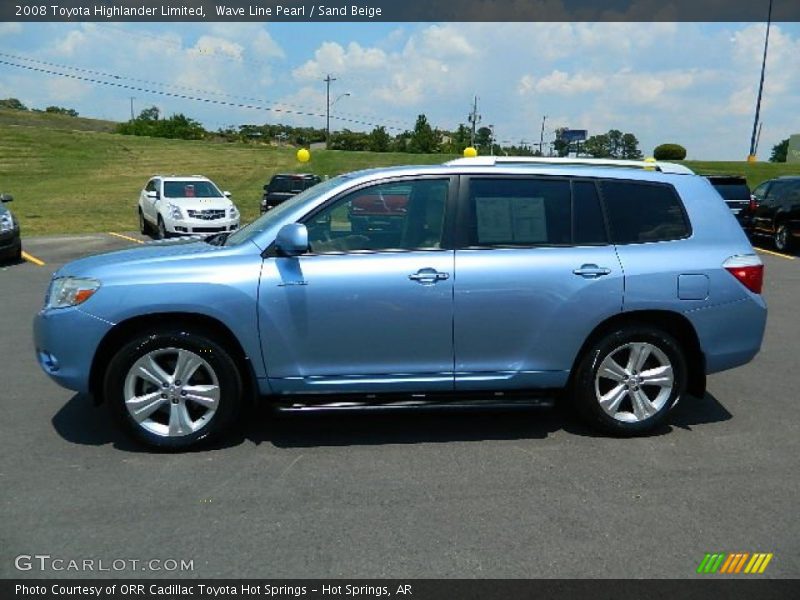 Wave Line Pearl / Sand Beige 2008 Toyota Highlander Limited
